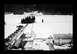 Aerial view of Tashme Japanese internment camp