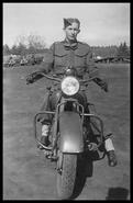 Nick Shumay, B.C. Dragoons motorcycles 5th