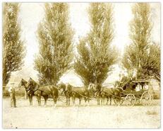 B.C. Express & Mail stagecoach