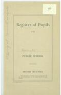 Naramata Elementary School Register 1957-1958, Div. 3