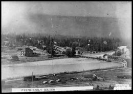 View of early Golden, B.C.