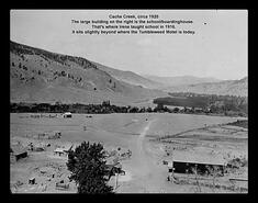 View of Cache Creek looking north