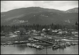 View of waterfront in Sicamous Narrows