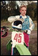 Peter Mares, junior motorbike cross-country rider
