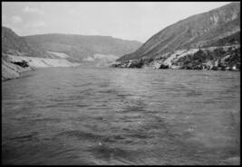 Columbia River looking south during high water 1930s