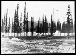 Camp during the construction of the C.P.R.