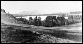 Looking north over Duck Lake from Gen. Harmon's