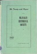 The twenty-sixth report of the Okanagan Historical Society 1962
