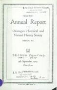 Second annual report of the Okanagan Historical and Natural History Society