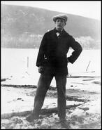 R.W. Bruhn, owner of Shuswap Lake Lumber Company, Canoe