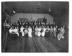 Group photographs at dance