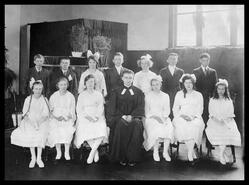 St. John's Lutheran Church 1920 confirmation class