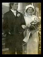 Charles Joseph Hastings and bride Ruth Etta Bowerman