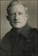 Wallace Chaput in uniform in Holland