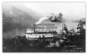 S.S. Slocan at New Denver wharf