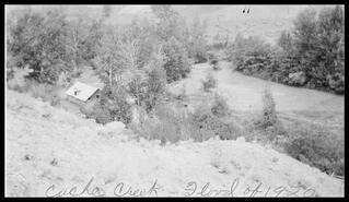 1920 flood at Cache Creek