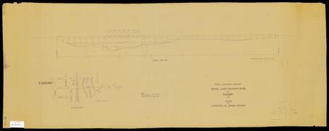North Okanagan District, bridge over Shuswap at Enderby, B.C. Plan of location and cross section