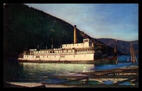 S.S. Moyie docked at Nelson