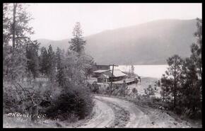Okanagan Valley Land Company packing house from Camp Road