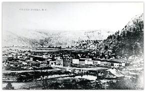 View of Grand Forks, B.C.