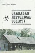 Thirty-fifth annual report of the Okanagan Historical Society