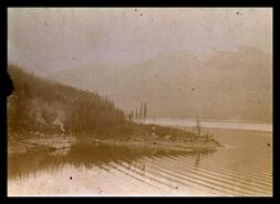 View of Kaslo Bay smelter site