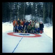 Curling on Mirror Lake