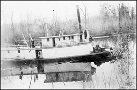 S.S. Ethel on the Shuswap River