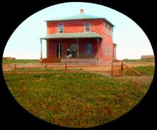 Doukhobor dom (home) on the Prairies