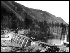 Hydro electric dam on Similkameen River