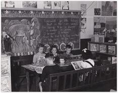 School children reading at Lumby Primary School
