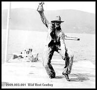 R.S. Dormer dressed as a cowboy