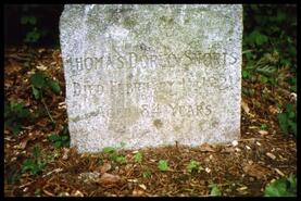 Captain Shorts' headstone at Hope Pioneer Cemetery