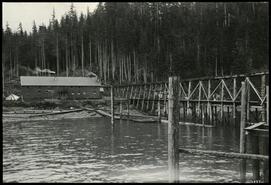 Loading pier at Swamp Point, Portland Canal, B.C.