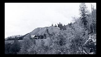 Providence Mine from southeast dump and buildings