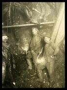 Three miners working at Rambler-Cariboo mine