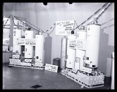 Jack Fuhr Ltd. display of water heaters