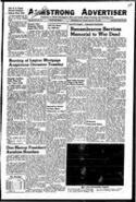 Armstrong Advertiser, November 13, 1958