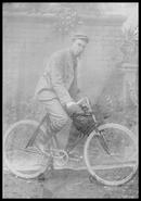Will Bowron on bicycle