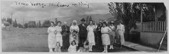 Wedding of Vance Young to Annie Maclean