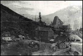 Headworks and buildings of the Josie and LeRoi mines, Rossland
