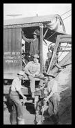 White Valley Power & Irrigation Co. Ltd. steam shovel and crew working on Grey Canal