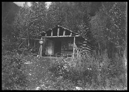 Log cabin at Northcote Caesar mine in Big Bend