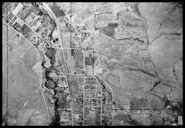 Aerial view of southwest Vernon and part of the Commonage and sewage plant