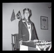 Vi Manery in Elks uniform