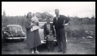 Laurie and Ethel Hale with their children