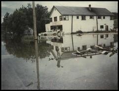 Murry's Store during 1972 Sicamous flood