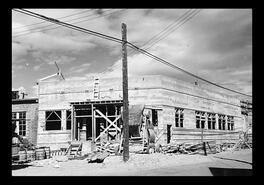 Construction of Okanagan Telephone building, Vernon