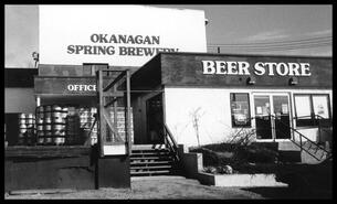 Okanagan Spring Brewery beer store and main office building in Vernon