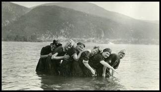 Group of swimmers